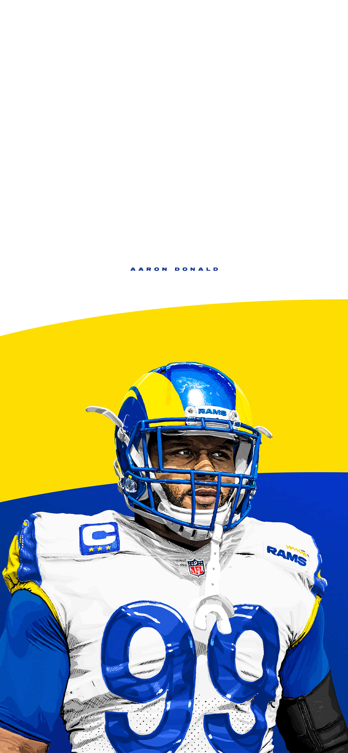 Mantente siempre conectado con el iPhone de los Rams Fondos de pantalla
