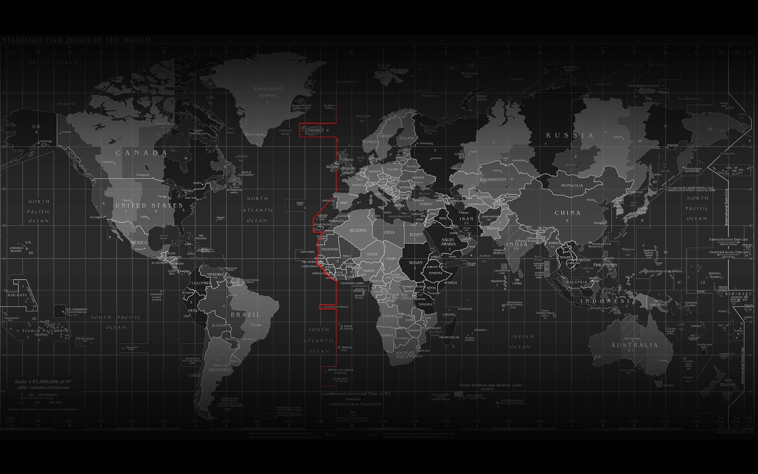 Mapa del Mundo Oscuro Negro Mac Fondos de pantalla