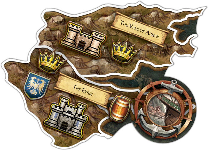 Mapa del Valle de Arryn de Game of Thrones Fondos de pantalla