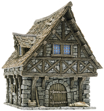 Maqueta de casa estilo medieval Fondos de pantalla