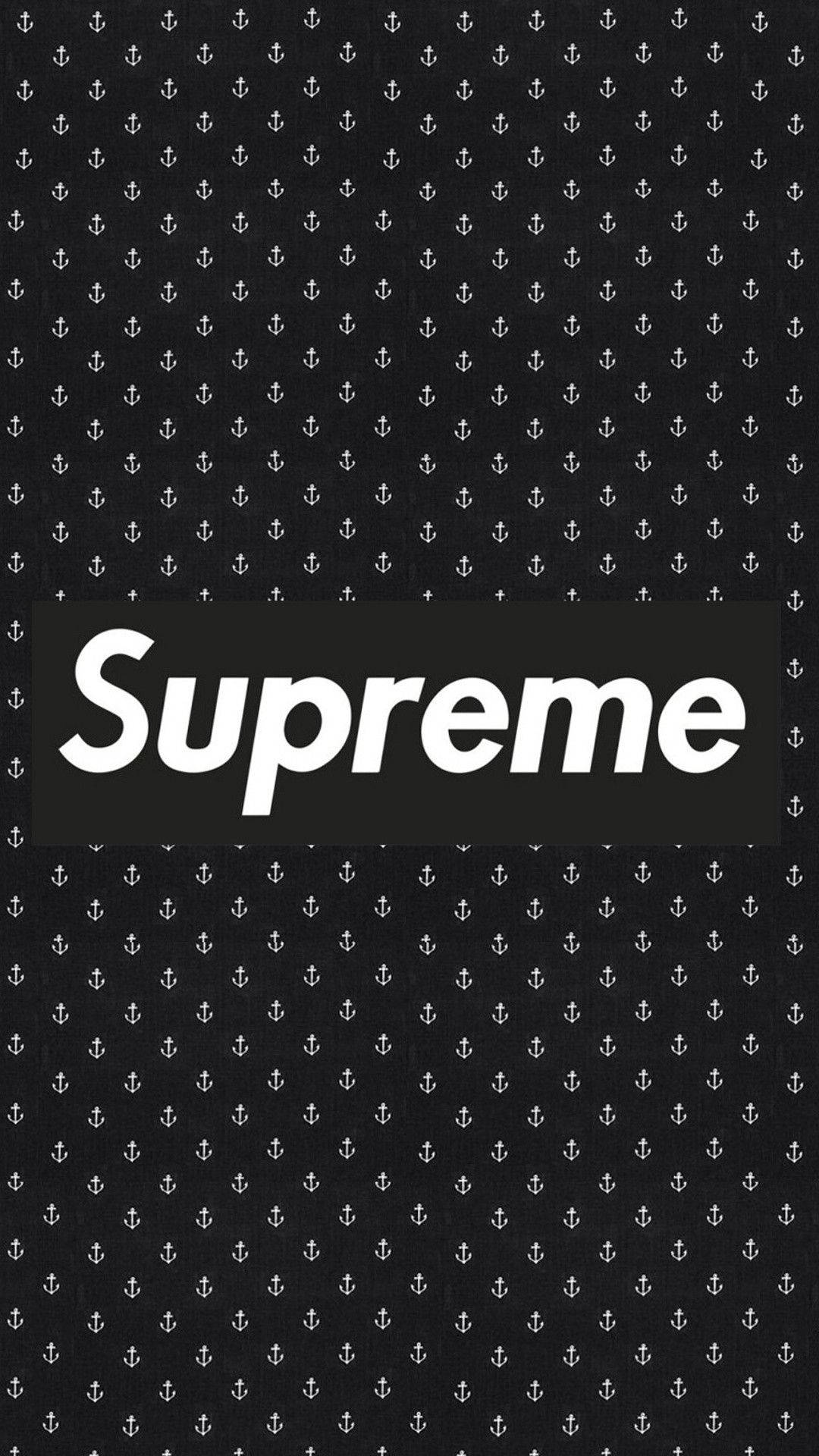 Marca Supreme en blanco y negro Fondos de pantalla
