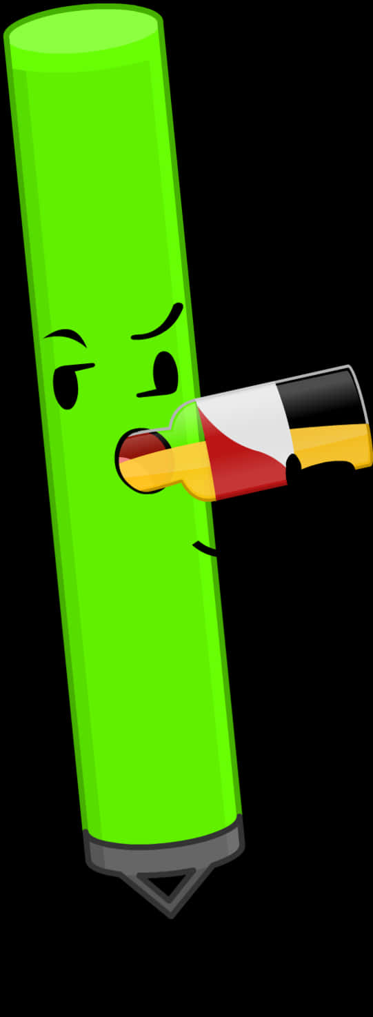 Marcador verde brillante caricatura Fondos de pantalla
