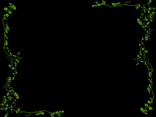 Marco de diseño con enredaderas verdes Fondos de pantalla