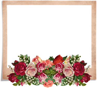 Marco decorado con flores Fondos de pantalla
