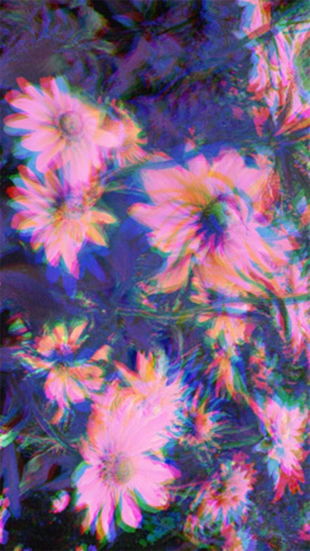 Margaritas con Estética Psicodélica Fondos de pantalla