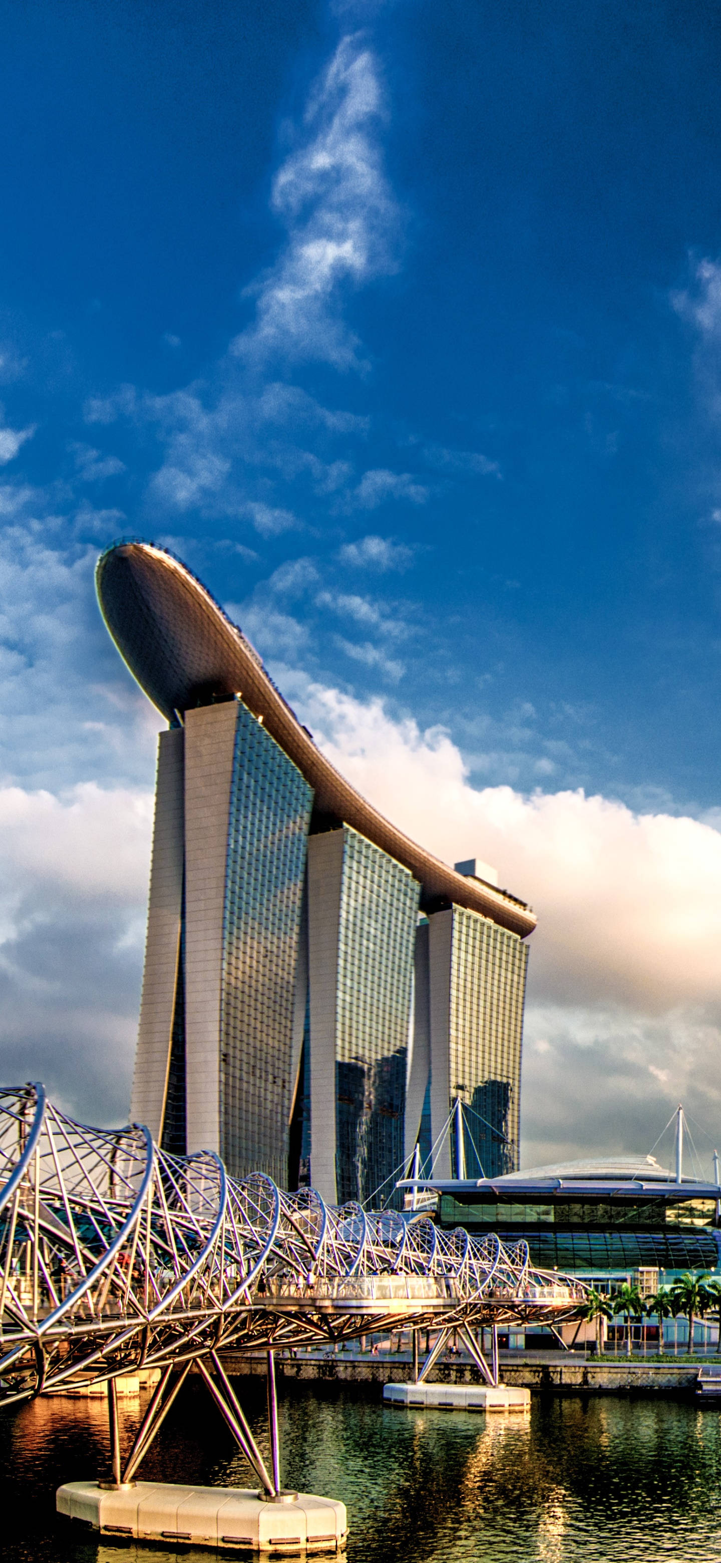 Marina Bay Sands Nubes Teléfono Fondos de pantalla
