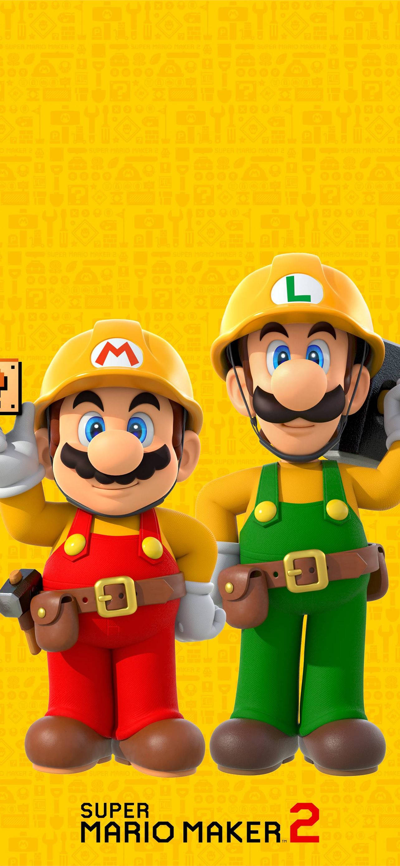 Mario y Luigi Promo Super Mario Maker 2 Fondos de pantalla