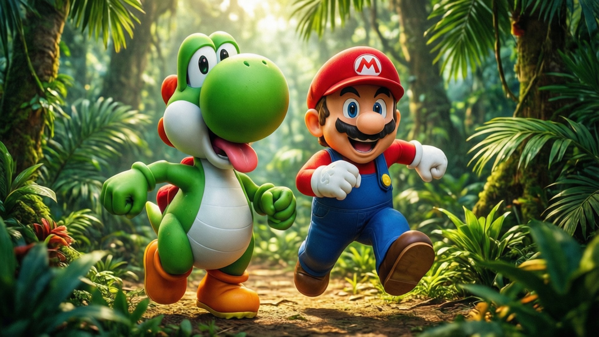 Mario y Yoshi Fondos de pantalla