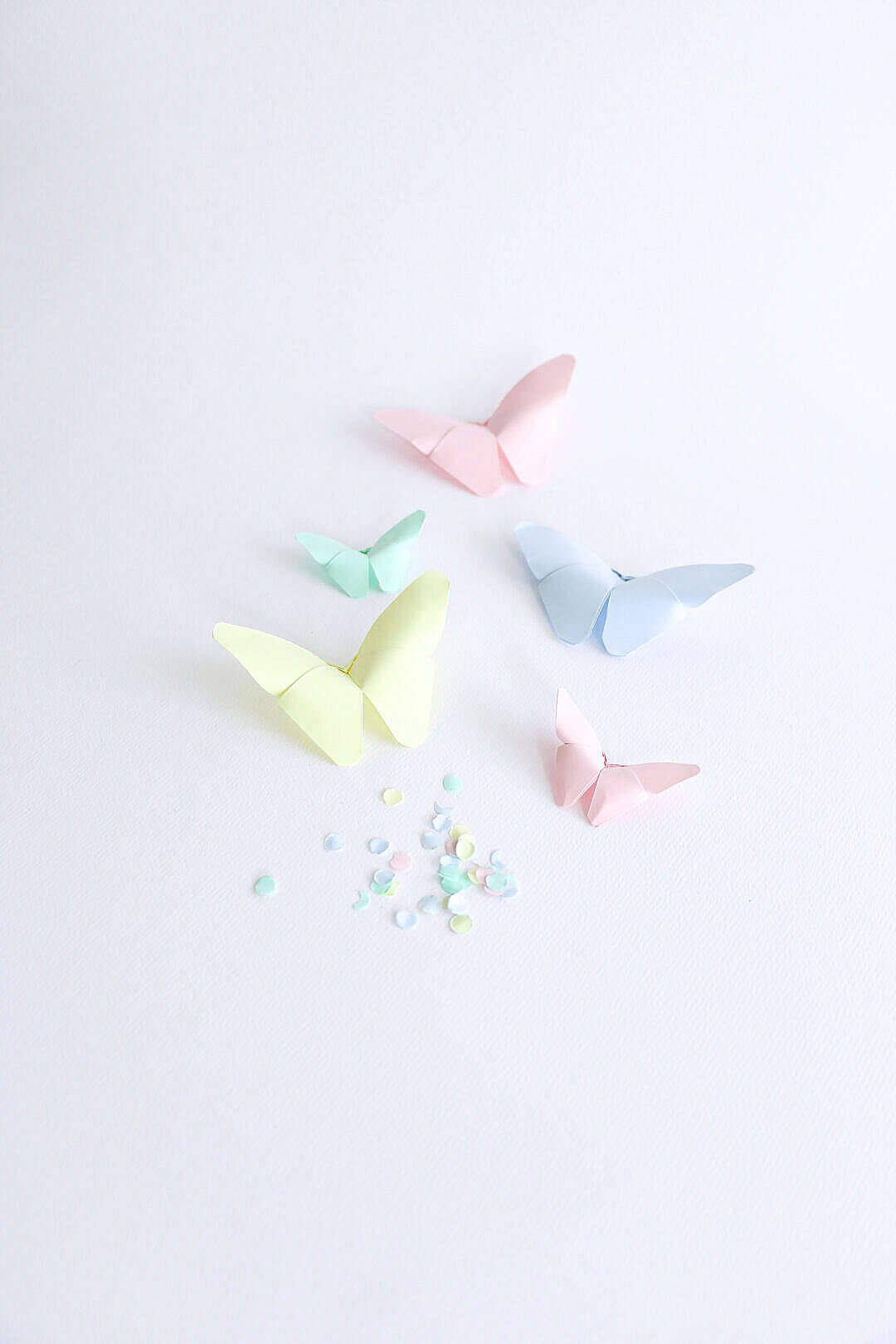 Mariposa de Origami Estética Fondos de pantalla