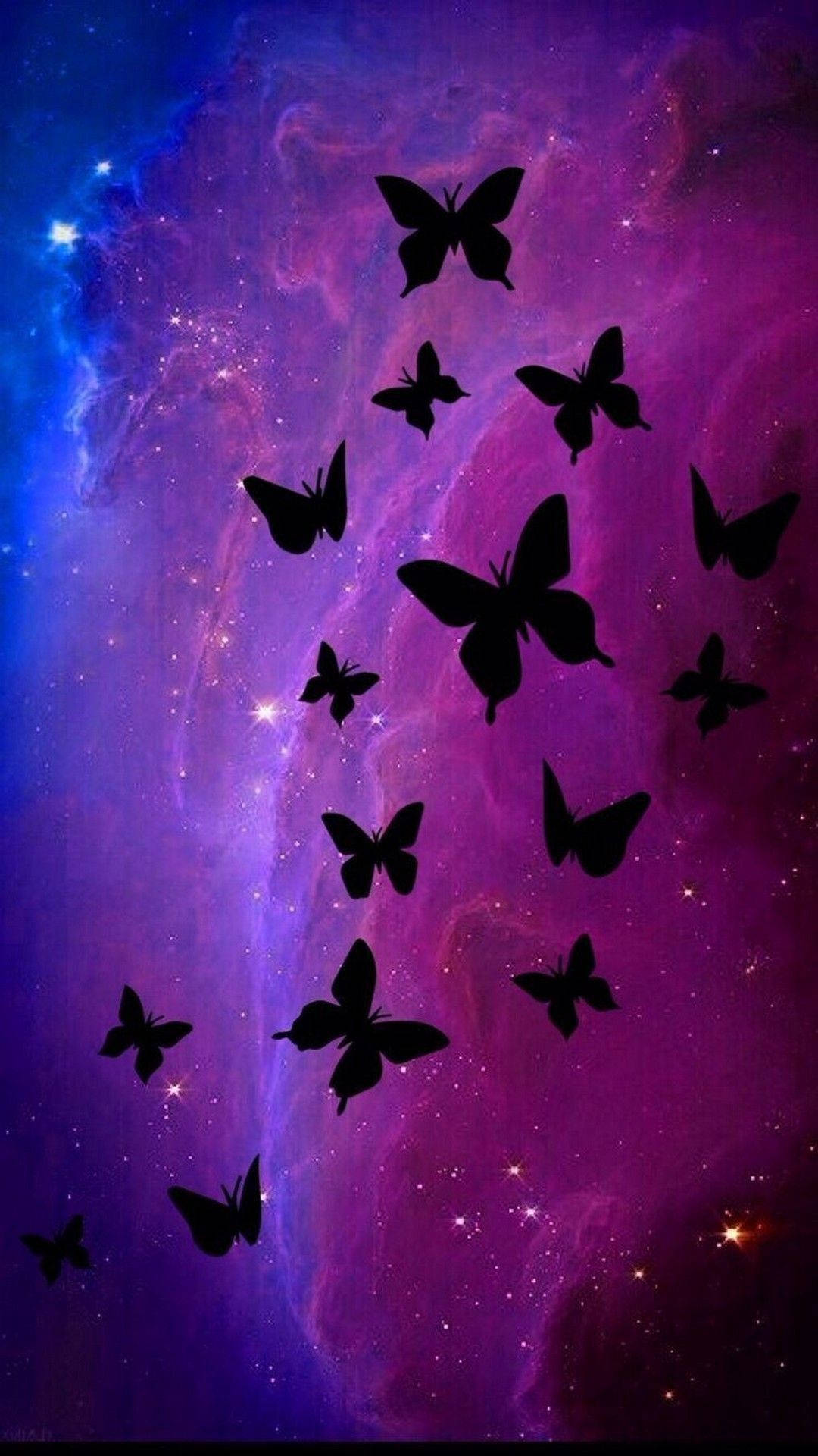 Mariposa Estética en Galaxia Fondos de pantalla