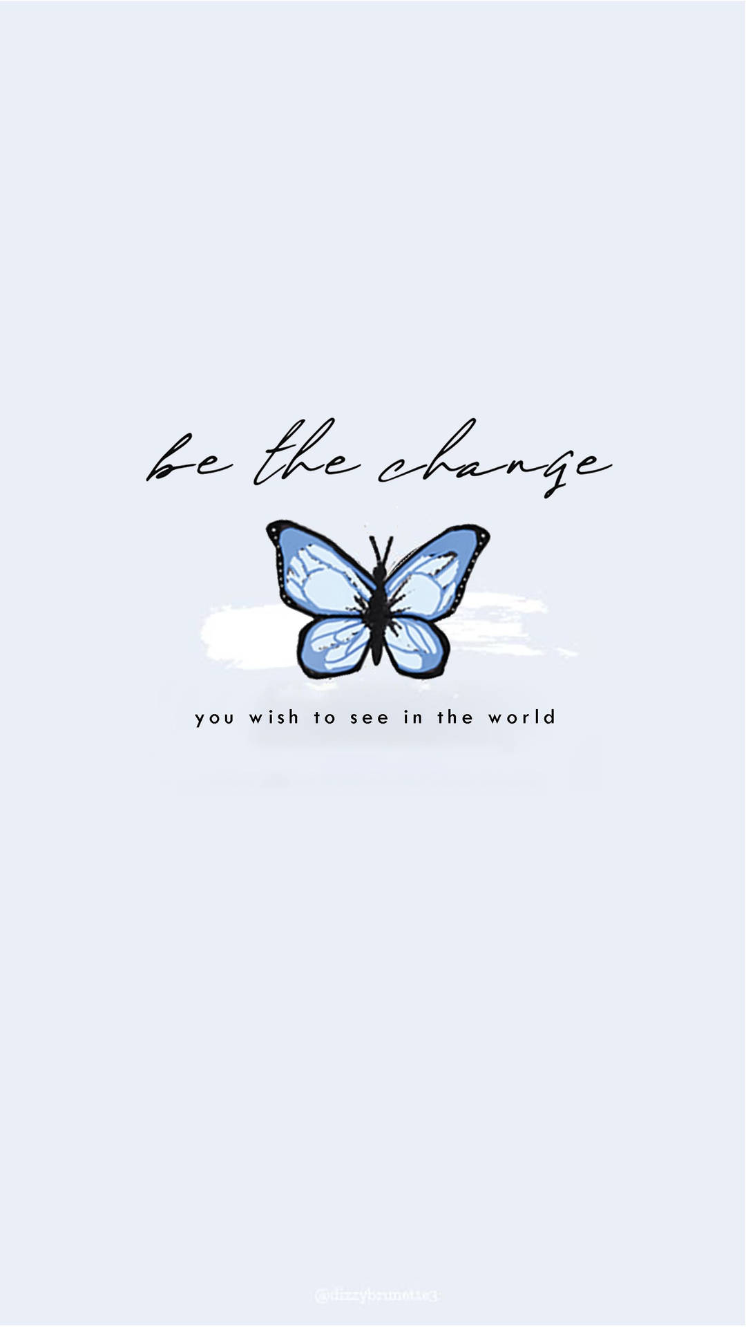 Fondo de pantalla de Mariposa Minimalista Estética Doodle