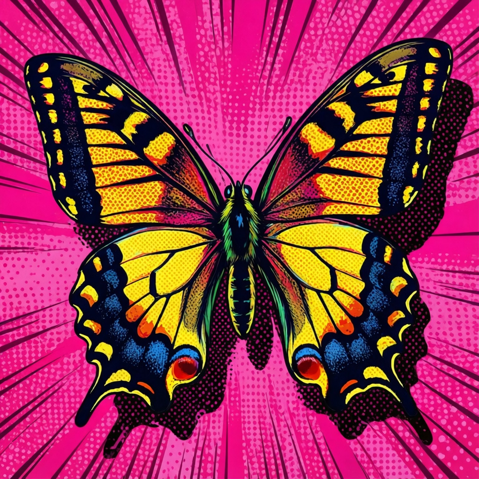 Mariposa Pop Art Fondos de pantalla