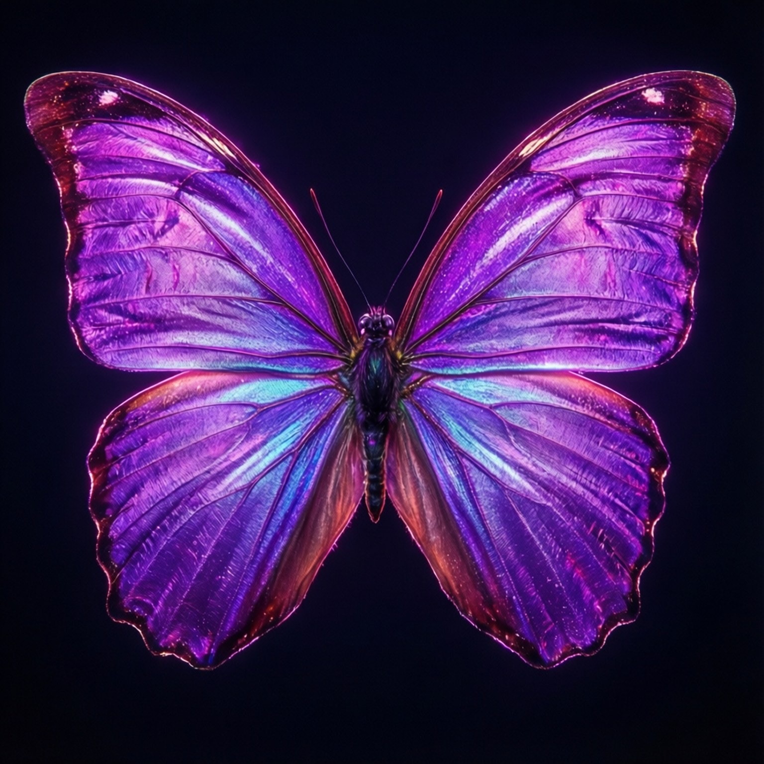 Mariposa Púrpura Brillante Fondos de pantalla