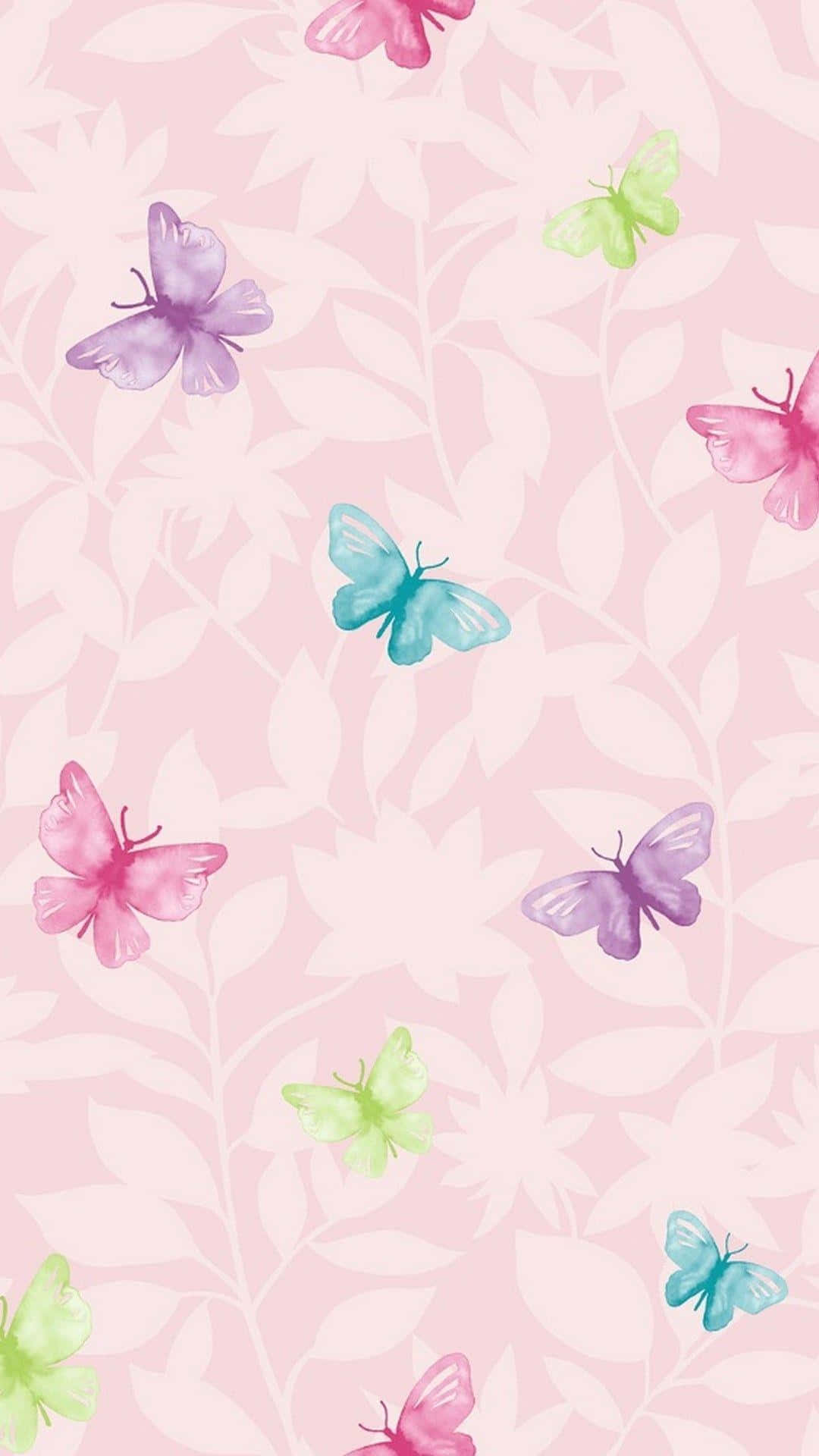 Mariposa Púrpura Linda Clipart Y2K Fondos de pantalla
