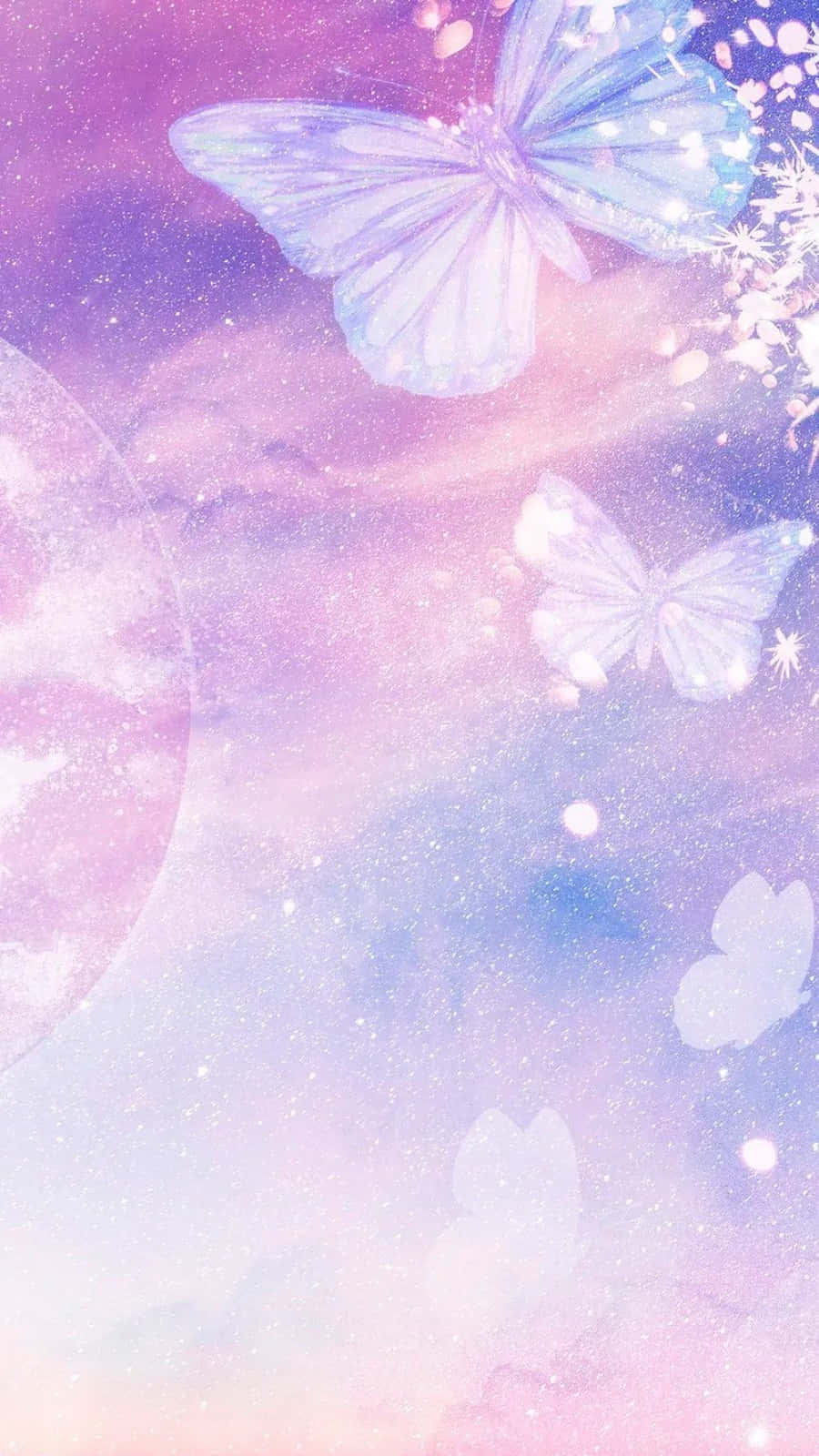 Mariposas Brillantes Rosas y Moradas Lindas Fondos de pantalla