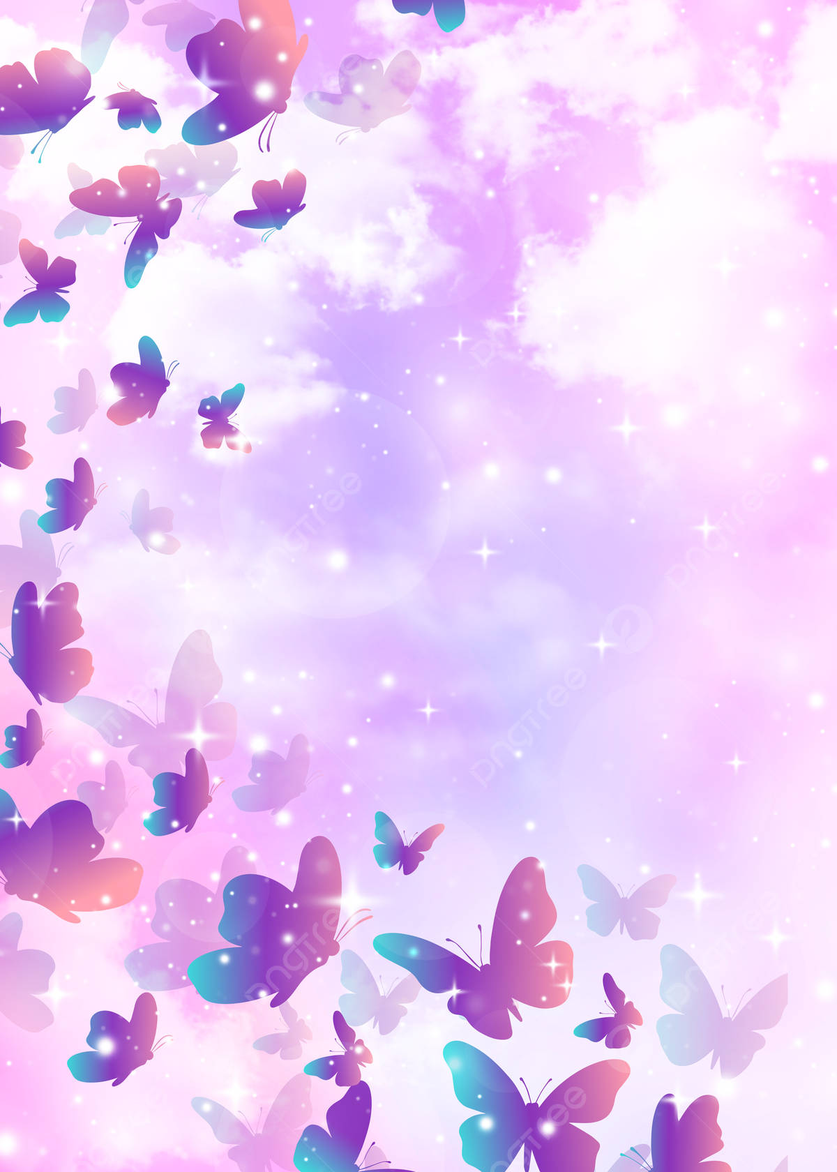 Mariposa pastel