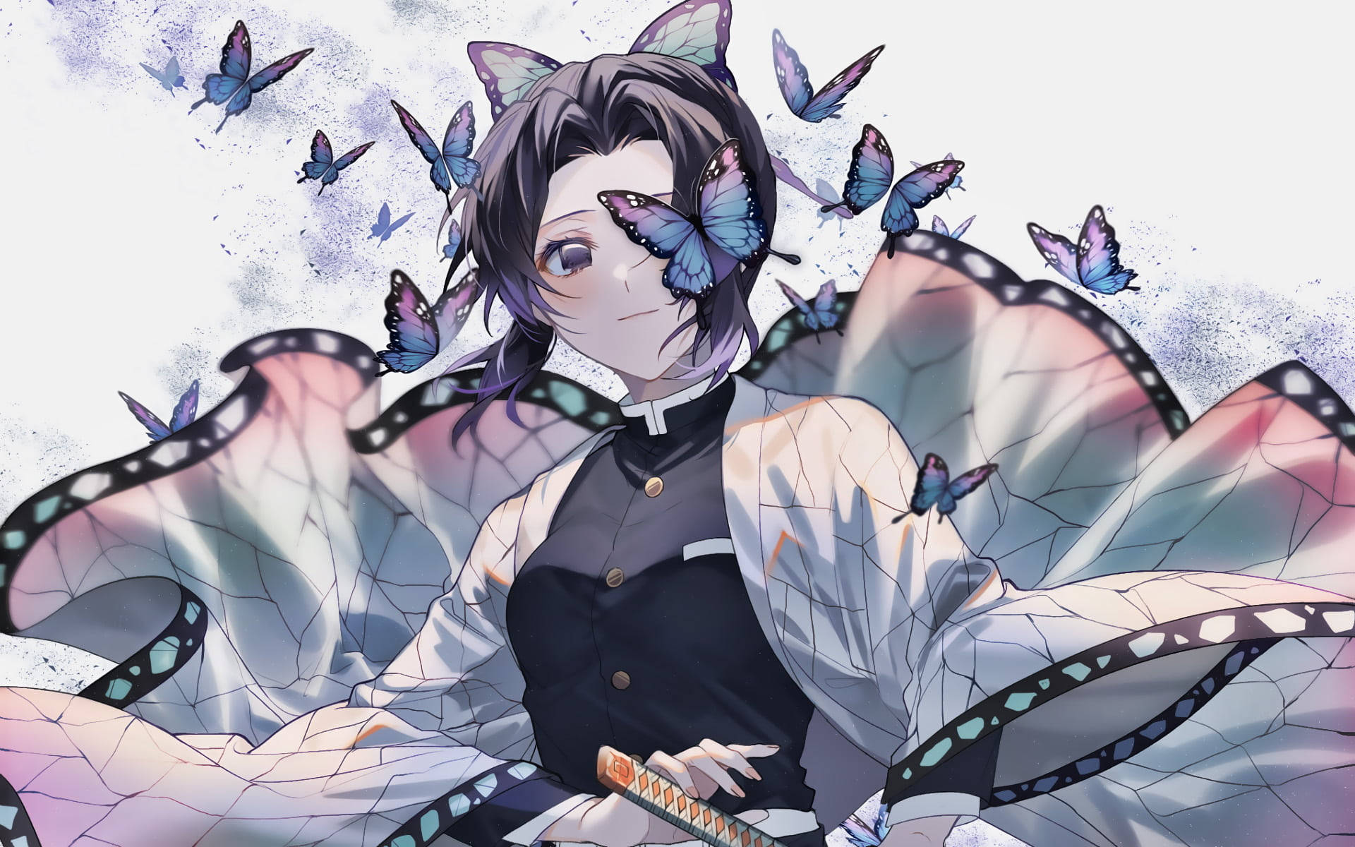 Mariposas Púrpuras y Azules de Demon Slayer Shinobu PFP Fondos de pantalla