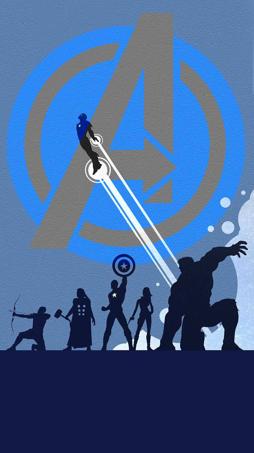 Superhéroes de Marvel Avengers con Hulk, Capitán América, Viuda Negra, Thor y otros.