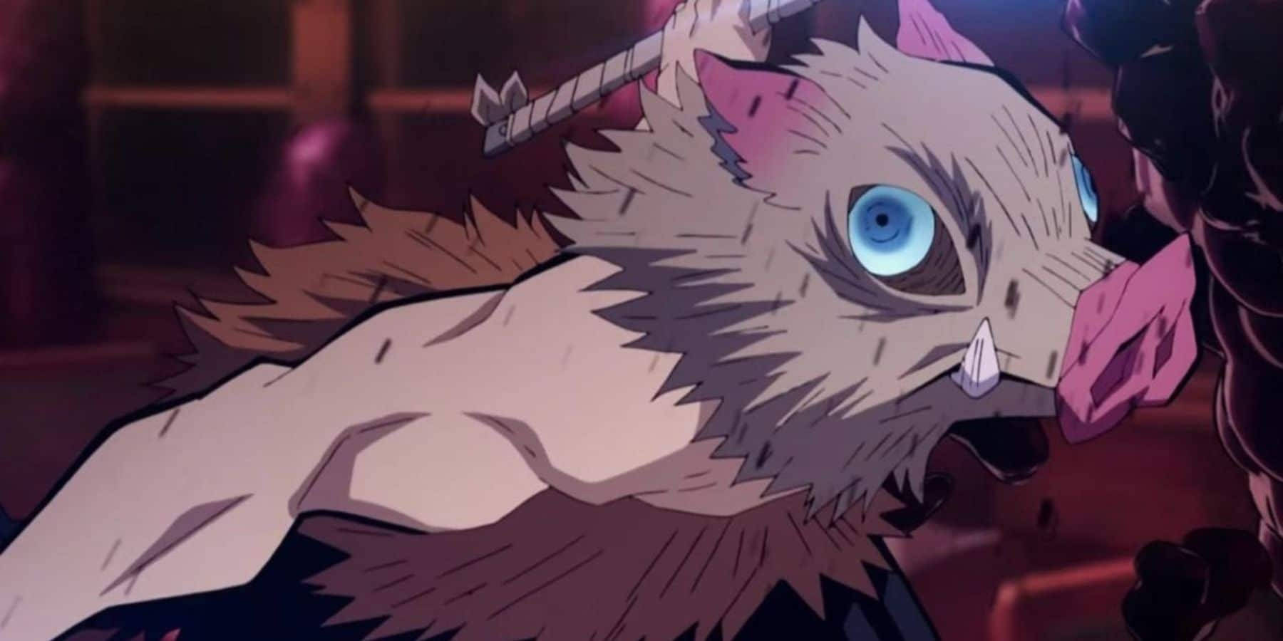Máscara de Inosuke el Jabalí de Demon Slayer Fondos de pantalla