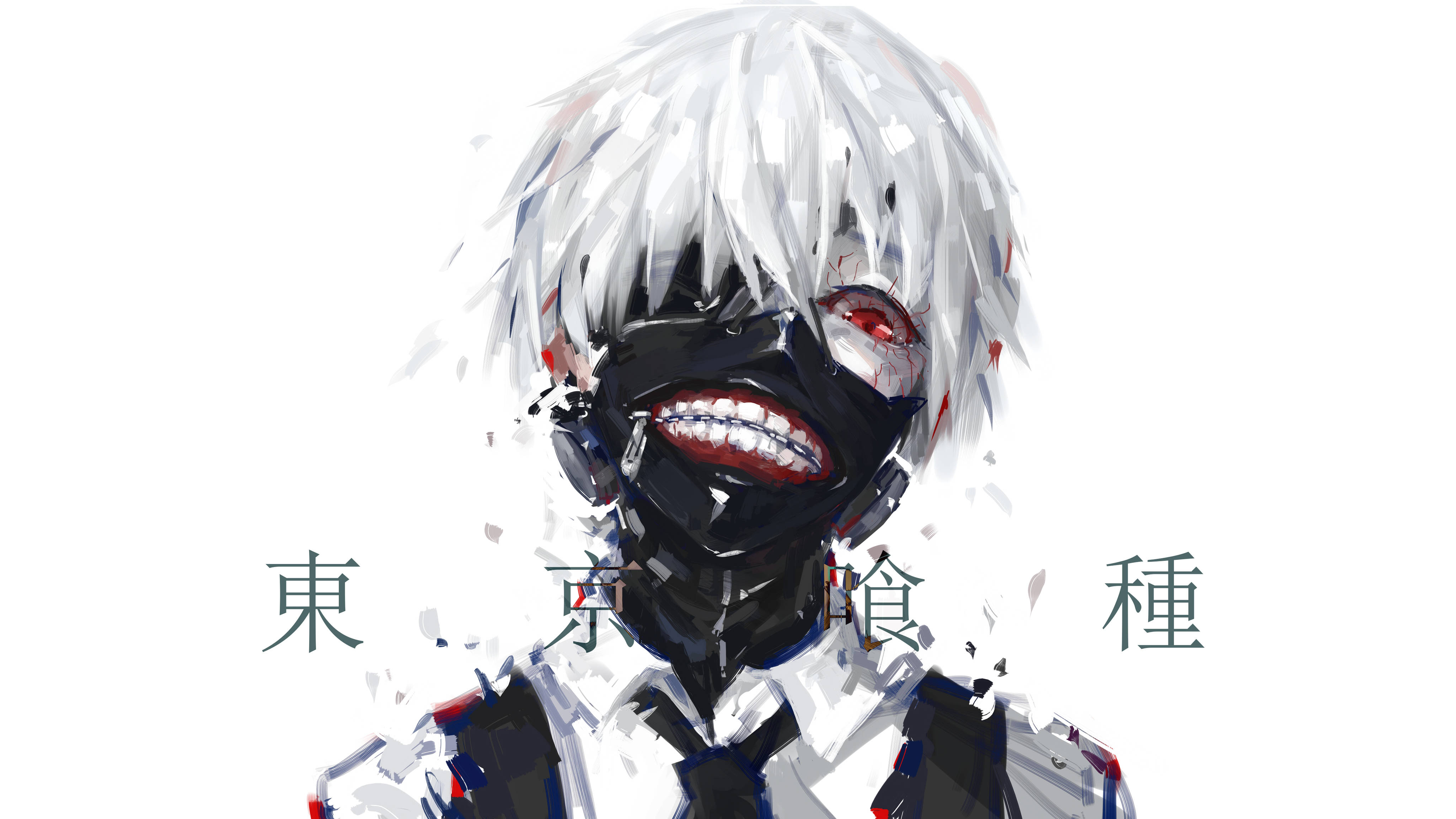Máscara de Tokyo Ghoul en Anime 4K Fondos de pantalla