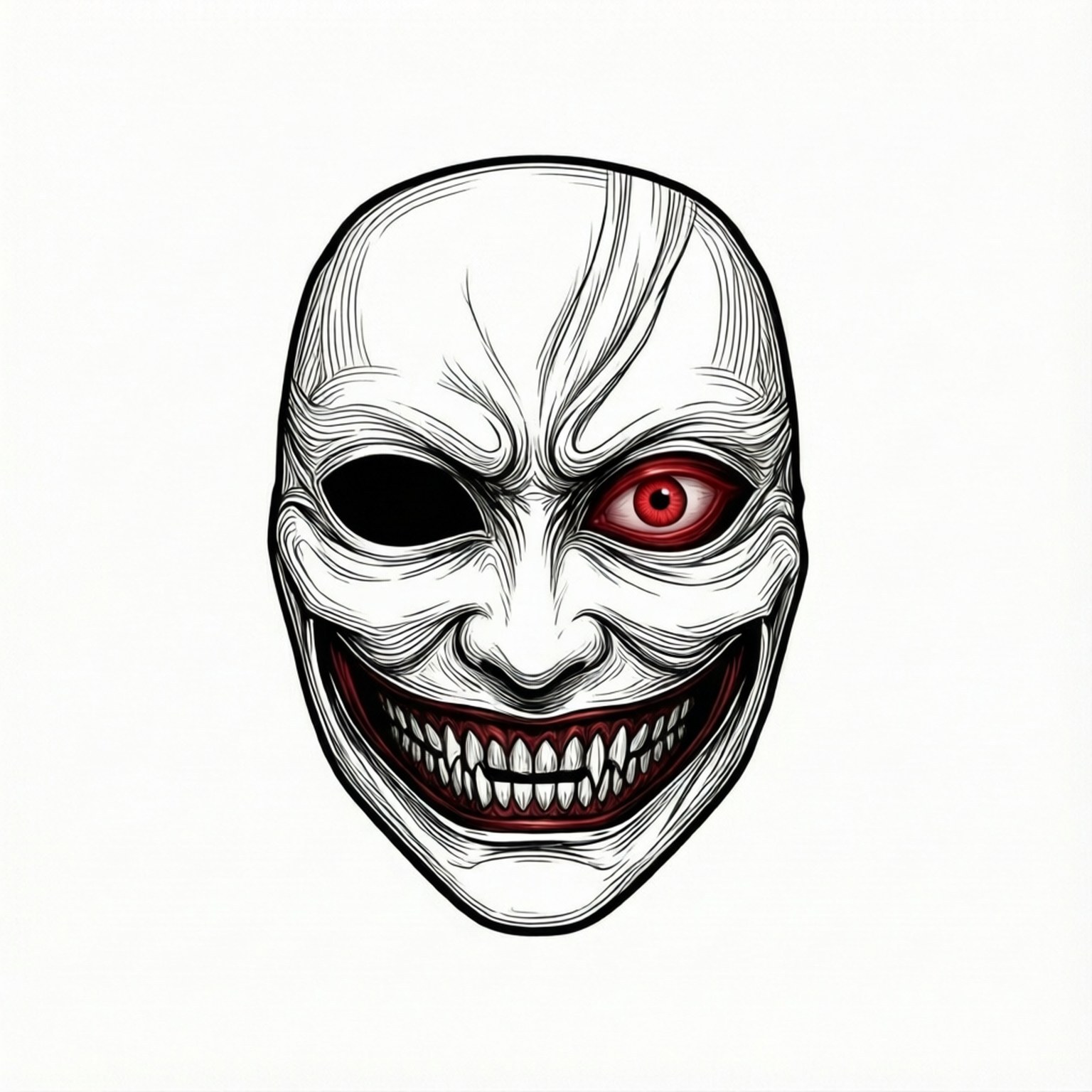 Máscara Minimalista de Kaneki Fondos de pantalla