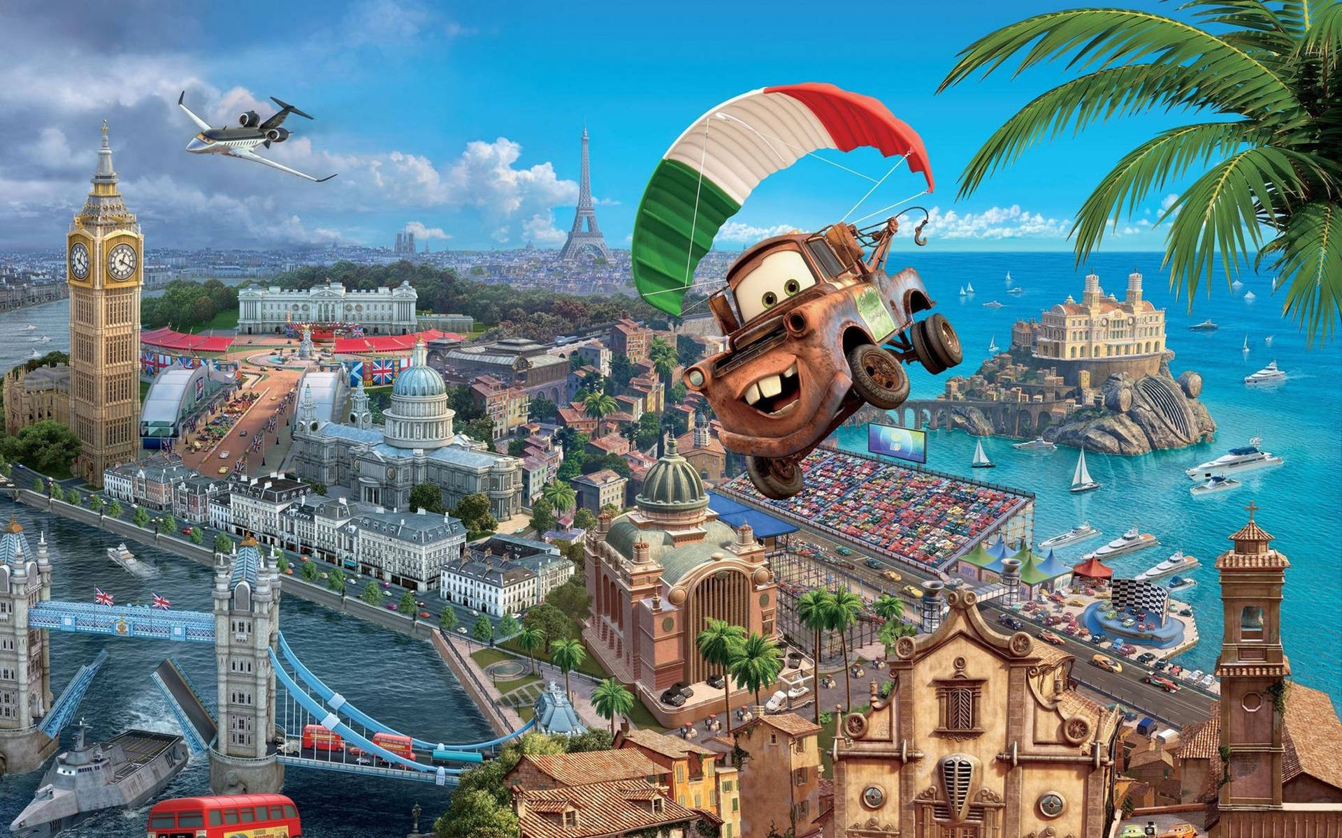 Mater Volador Cars 2 Fondos de pantalla