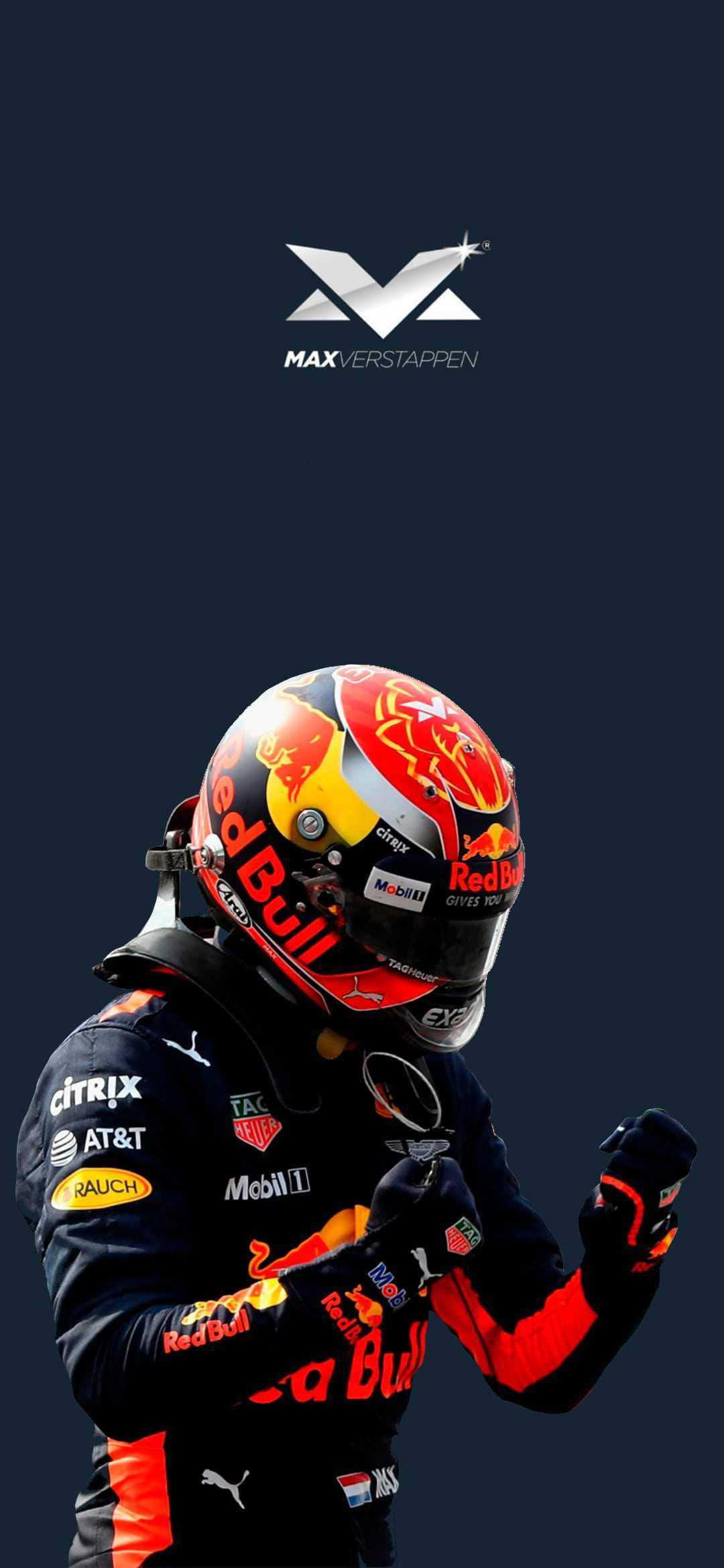 Max Verstappen con su traje de Red Bull Racing Fondos de pantalla