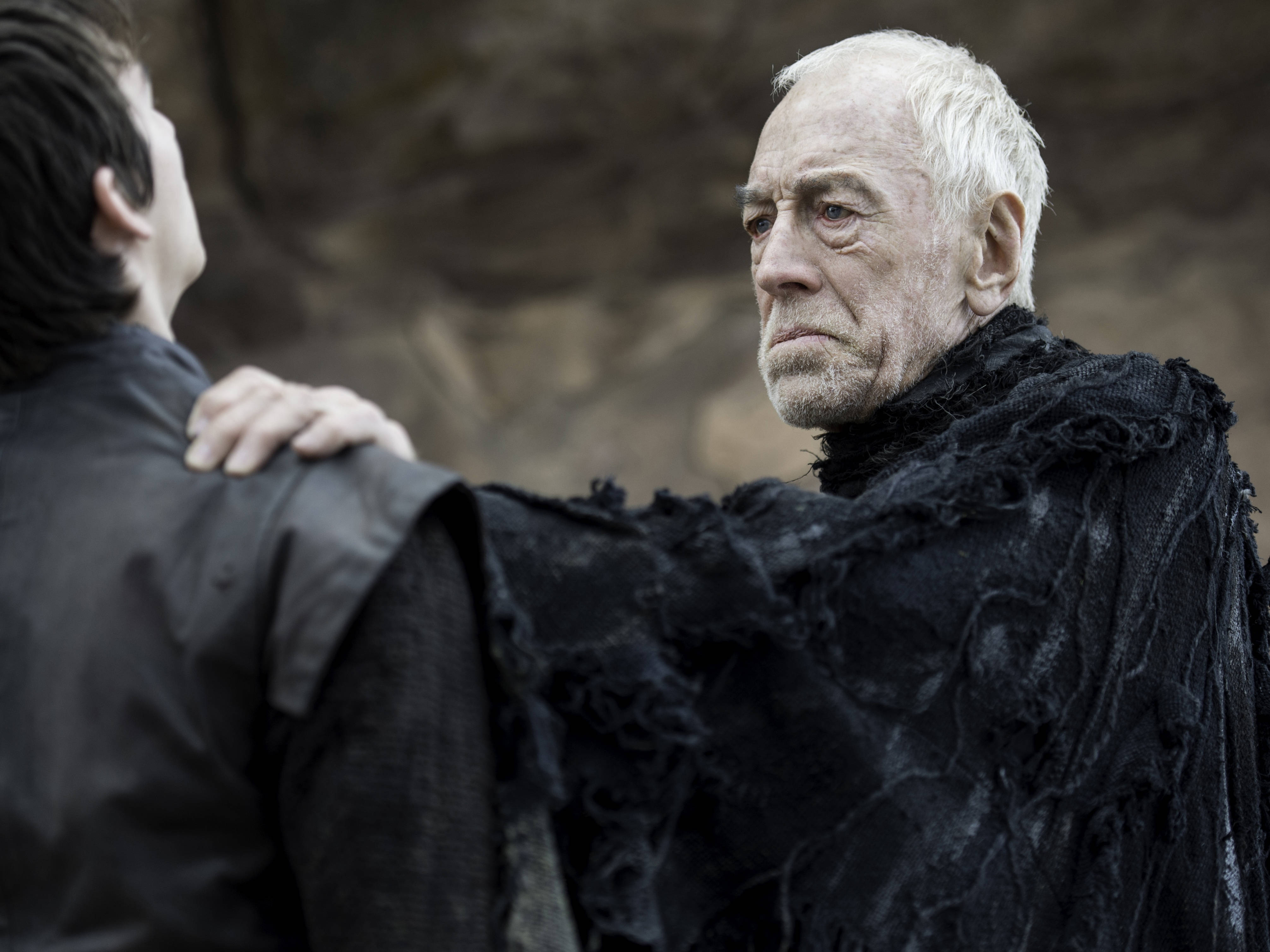 Max Von Sydow Sostiene a Bran Stark Fondos de pantalla