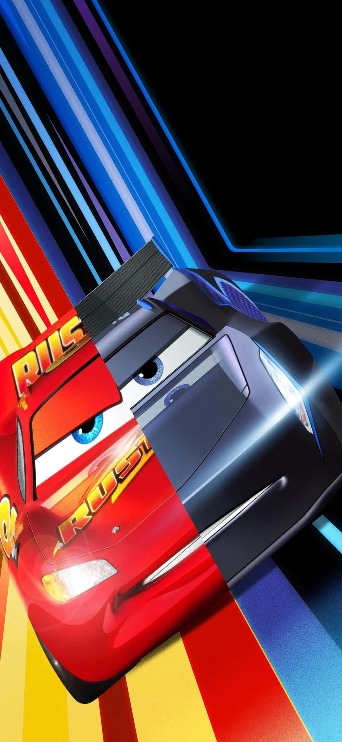 McQueen y Jackson Fondo de Cars para iPhone X Fondos de pantalla