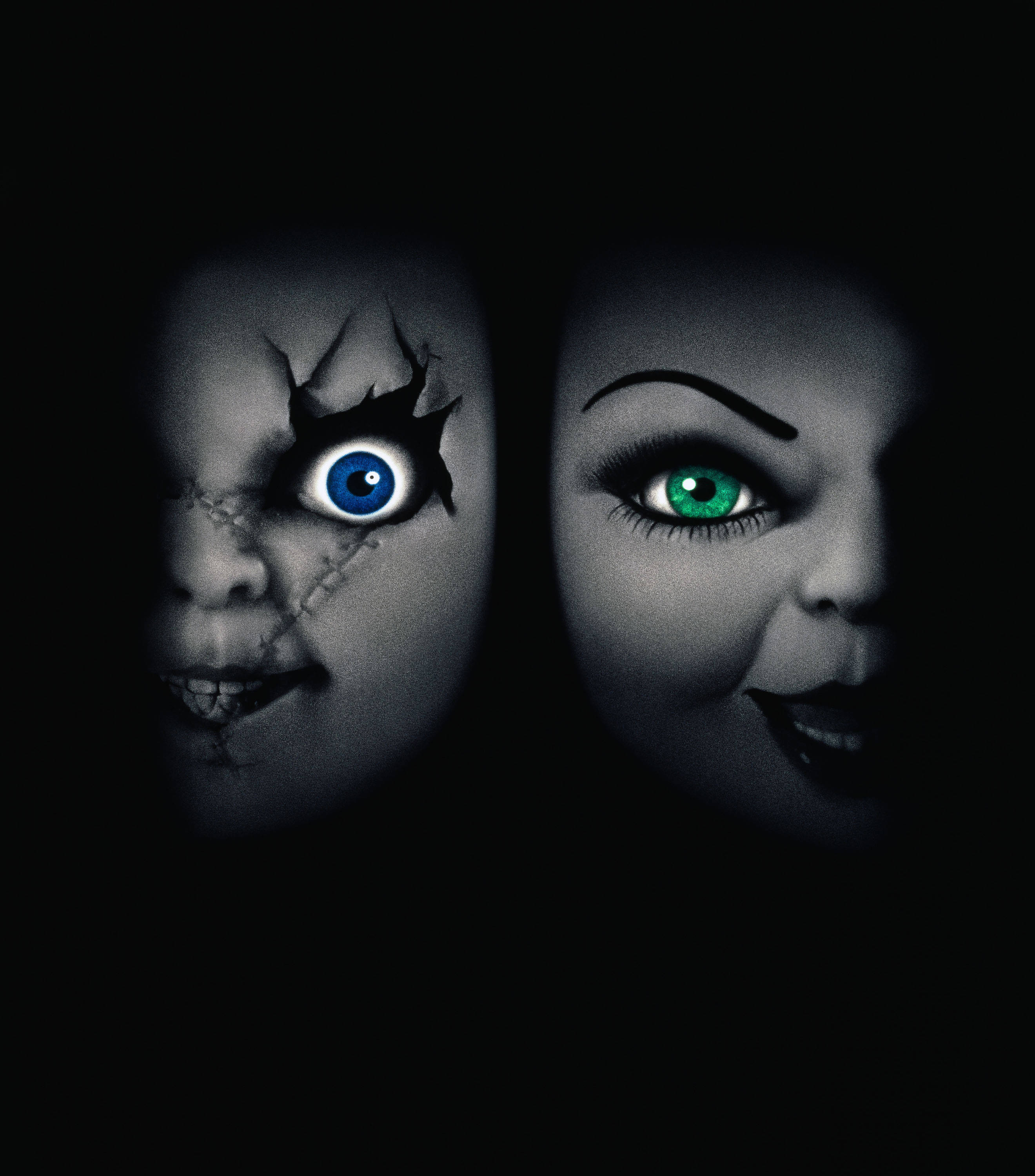 Media Cara de Chucky y Tiffany Fondos de pantalla