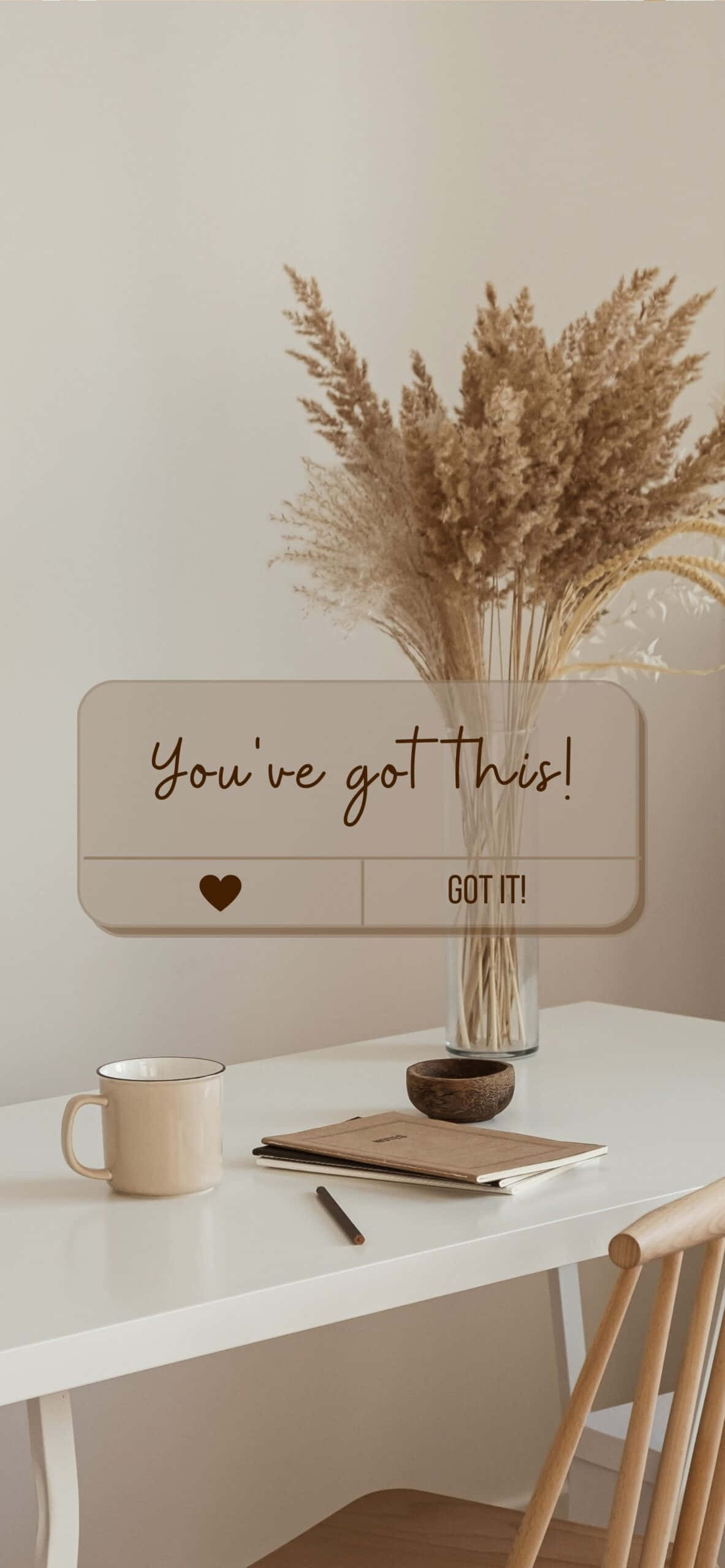 Mejora la apariencia de tu hogar con el fondo característico de Aesthetic Beige. Fondos de pantalla
