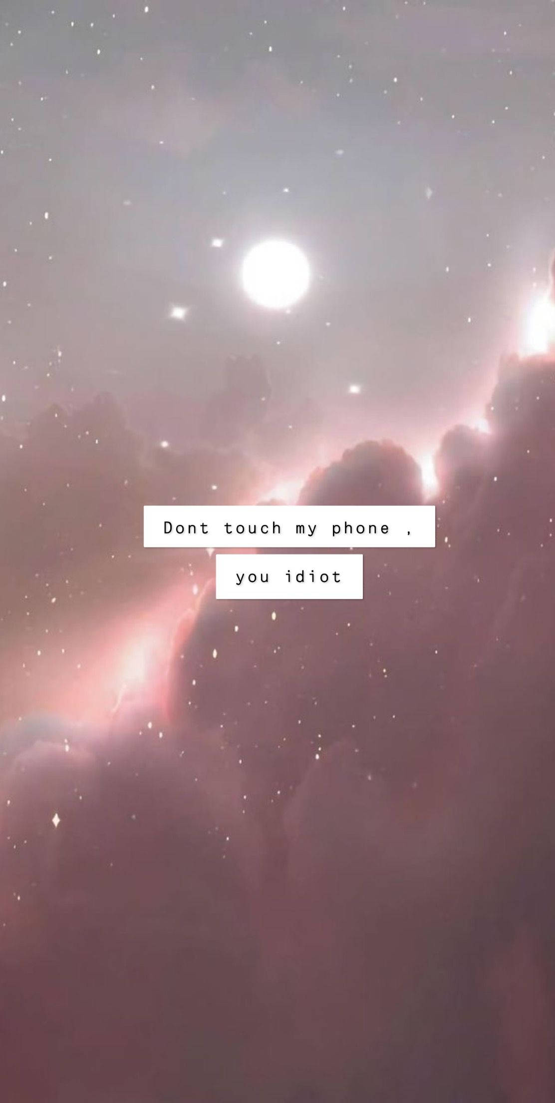 Mensaje divertido y estético para teléfono Fondos de pantalla