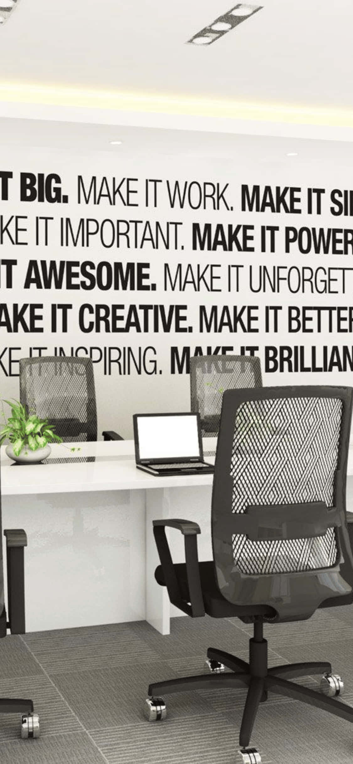 Mensajes Motivadores Fondo de Oficina iPhone X Fondos de pantalla