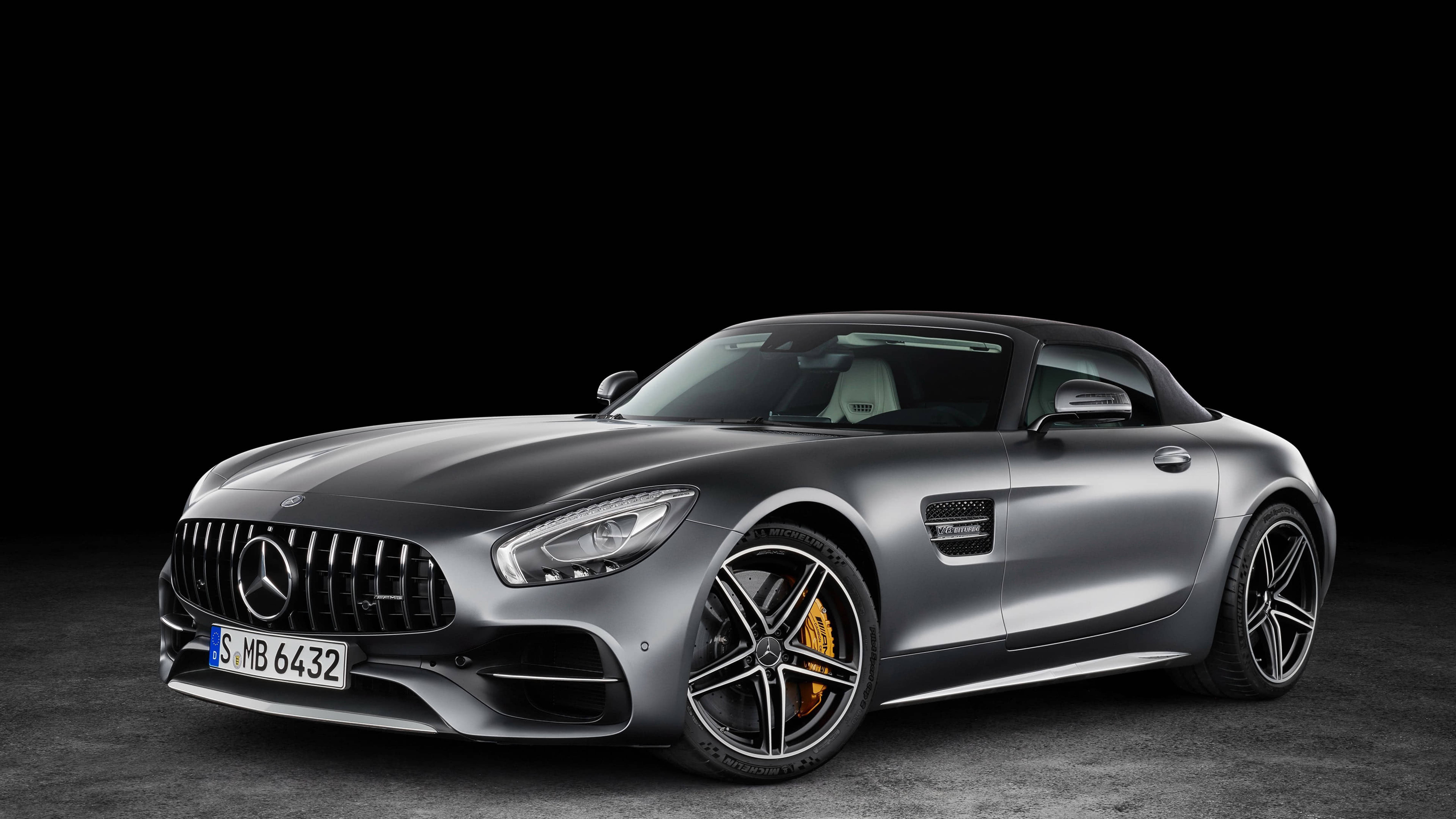 Mercedes AMG 4K Plateado Estético Auto Fondos de pantalla