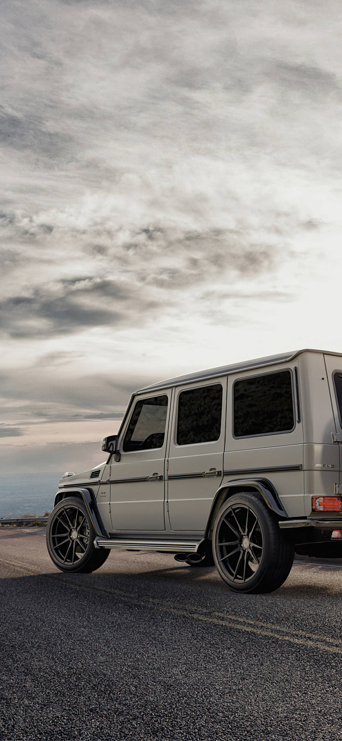 Mercedes Benz Camioneta Blanca iPhone Fondos de pantalla