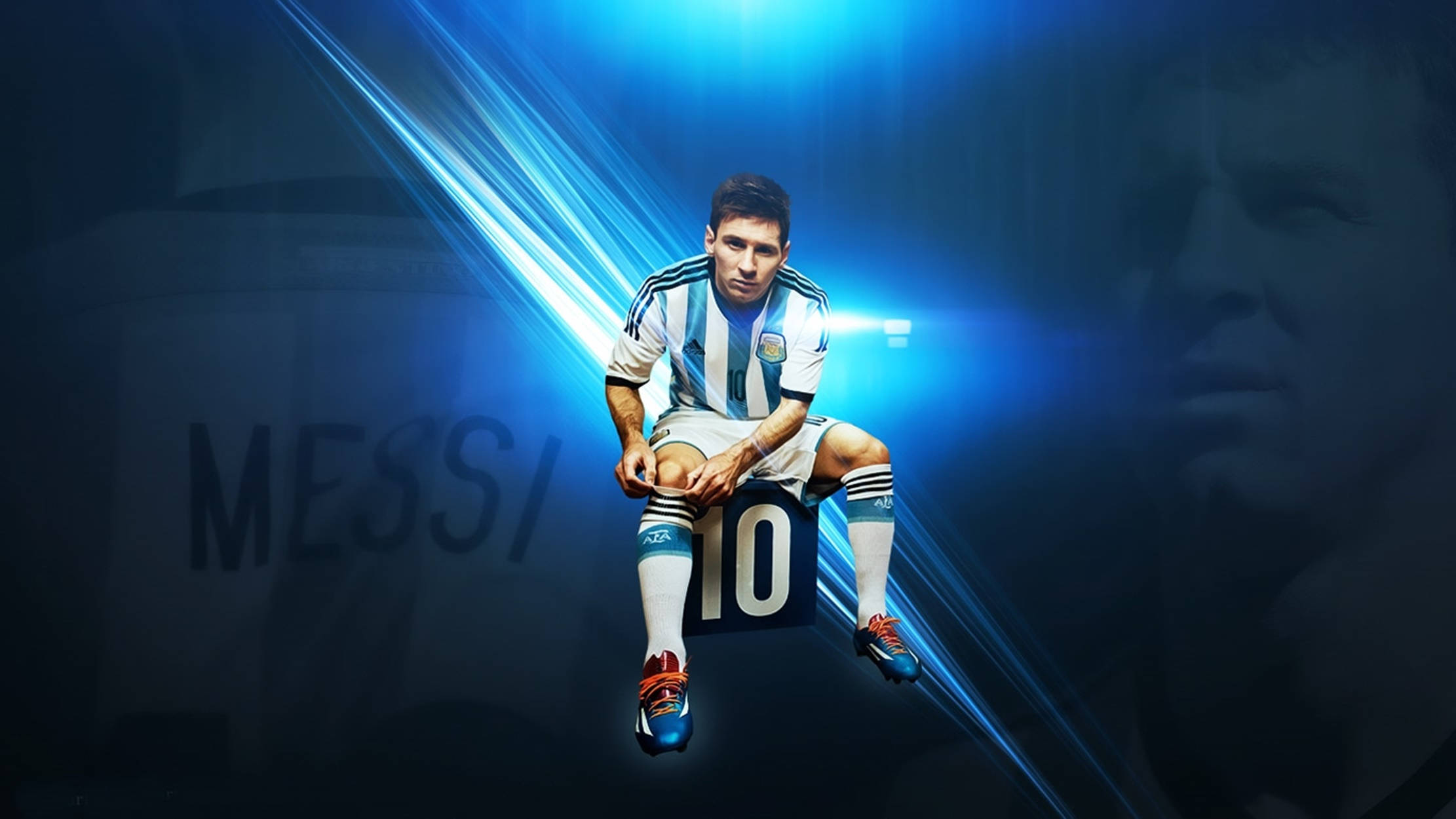 Messi Argentina estrella del fútbol Fondos de pantalla