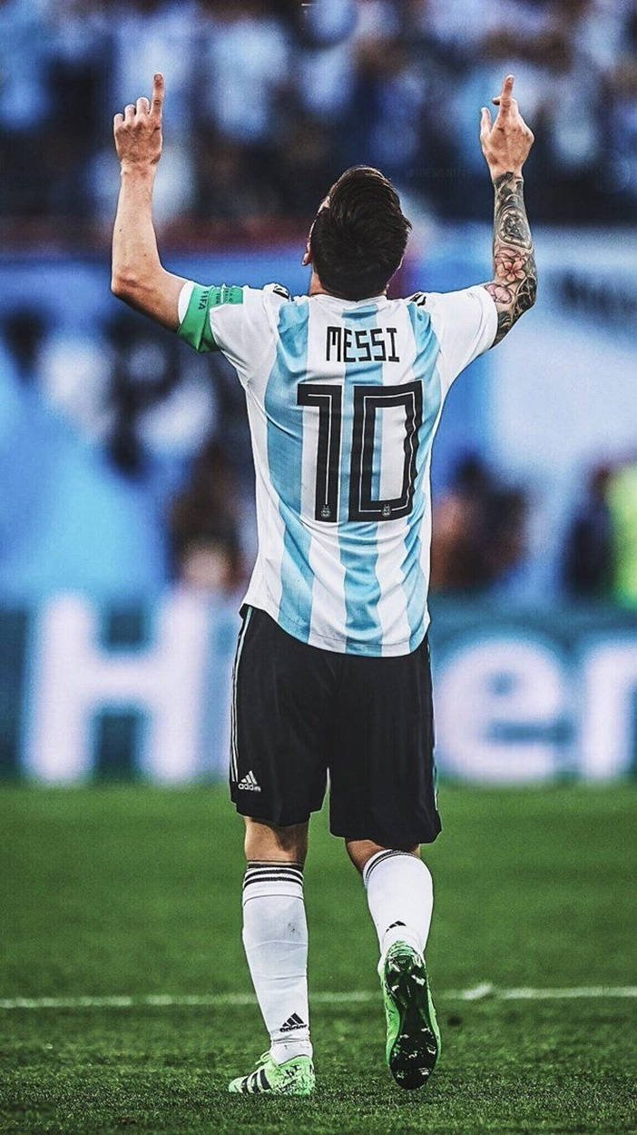Messi Argentina alabando a Dios Fondos de pantalla