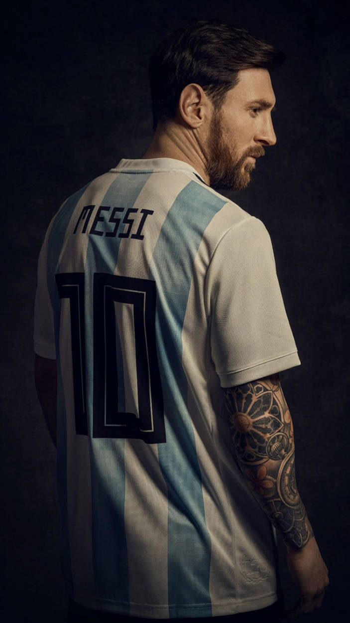 Messi Argentina Mirada Seria Fondos de pantalla