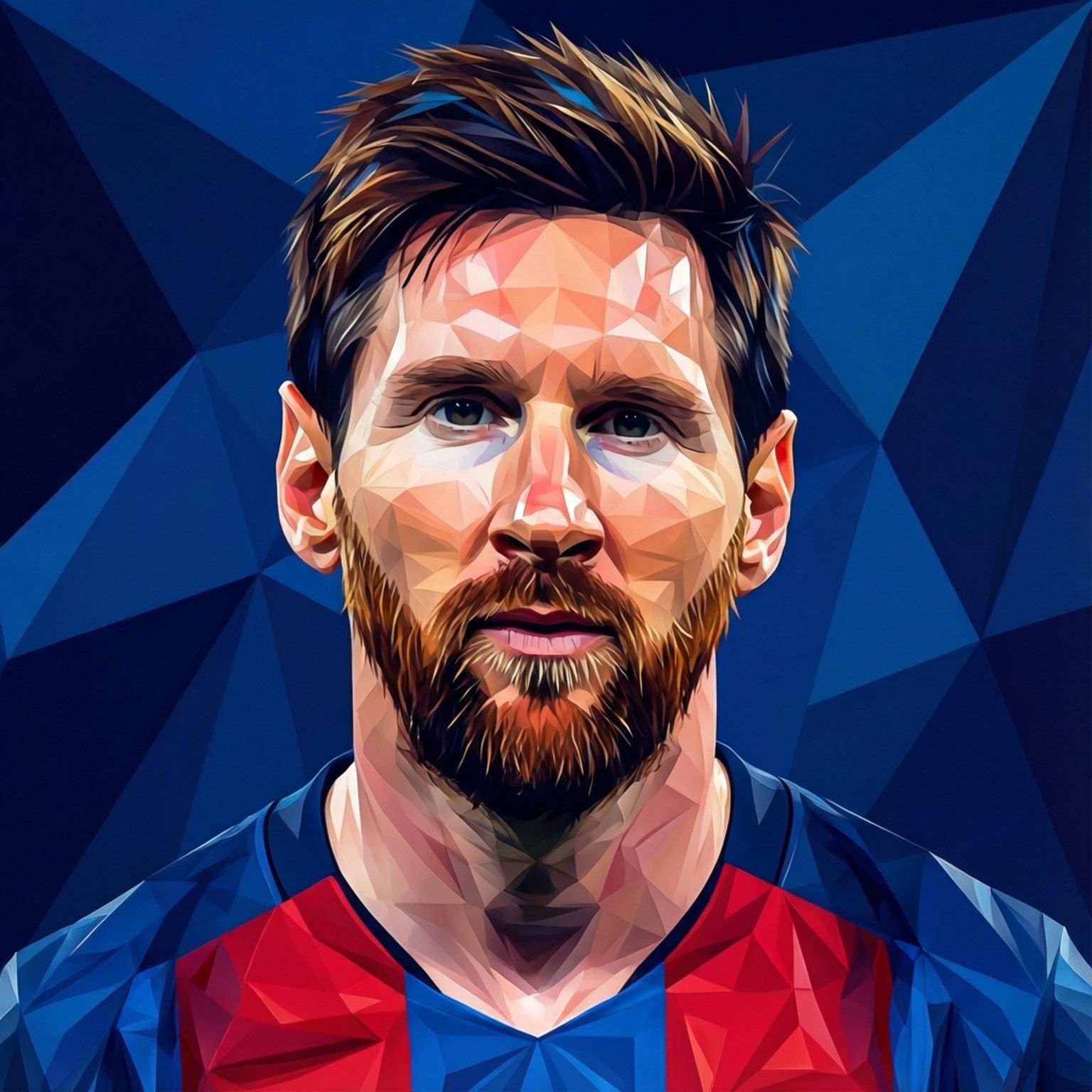 Messi Low Poly Fondos de pantalla