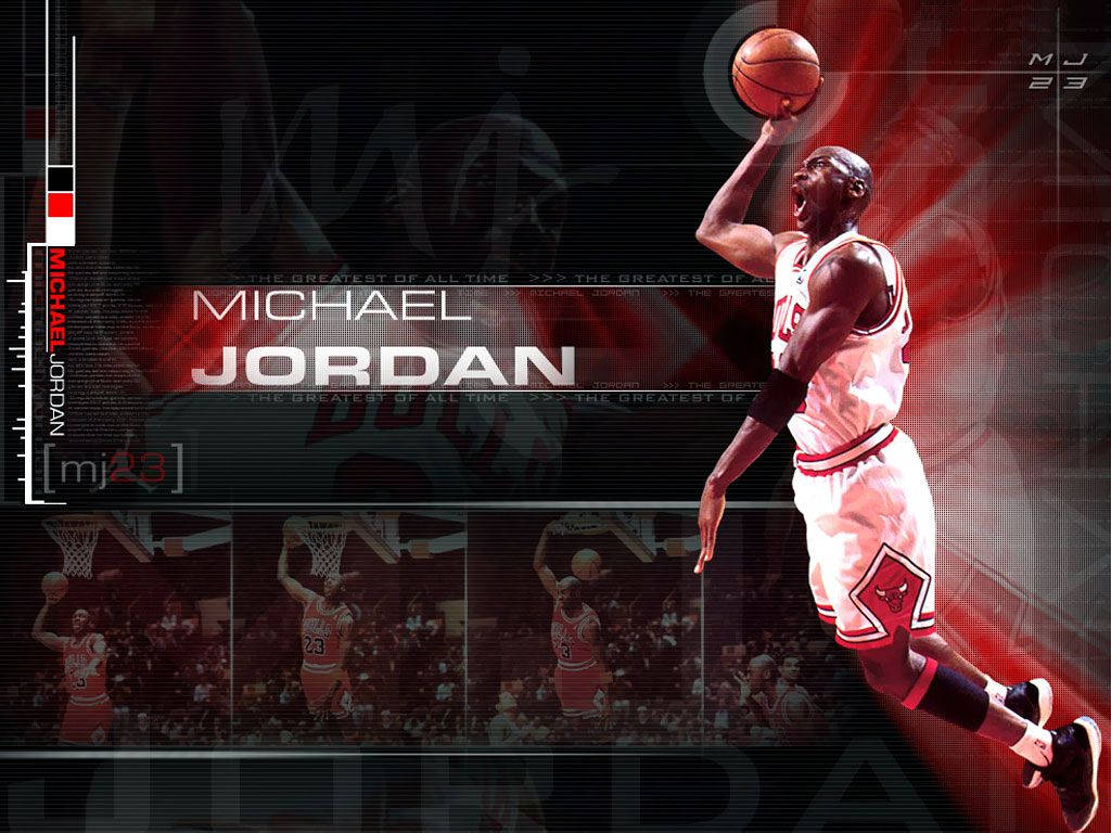 Michael Jordan HD con Nombre y Título Fondos de pantalla