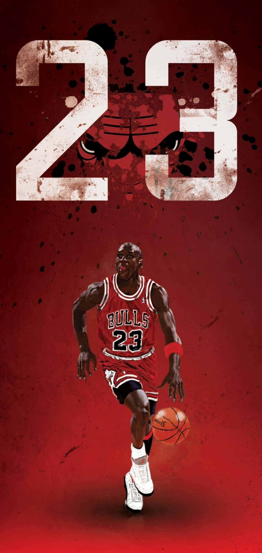 Michael Jordan levanta su camiseta tras su tiro ganador contra los Utah Jazz en las Finales de la NBA de 1998 Fondos de pantalla