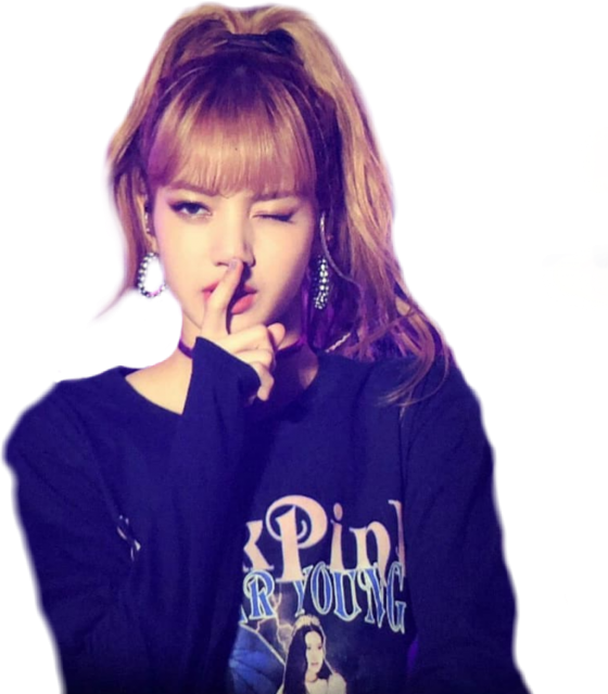 Miembro de Blackpink haciendo gesto de silencio Fondos de pantalla