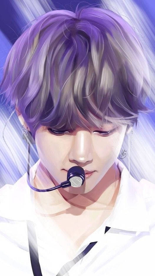 Miembro V de BTS Anime Fondos de pantalla