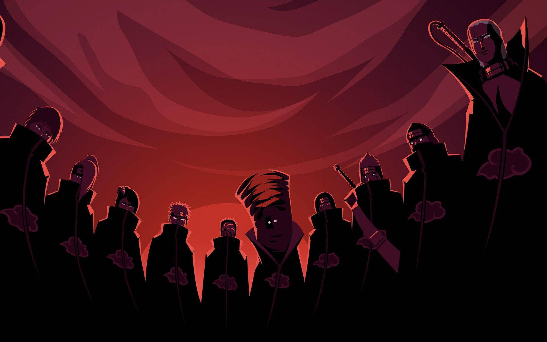 Miembros de Akatsuki para laptop de Naruto Fondos de pantalla
