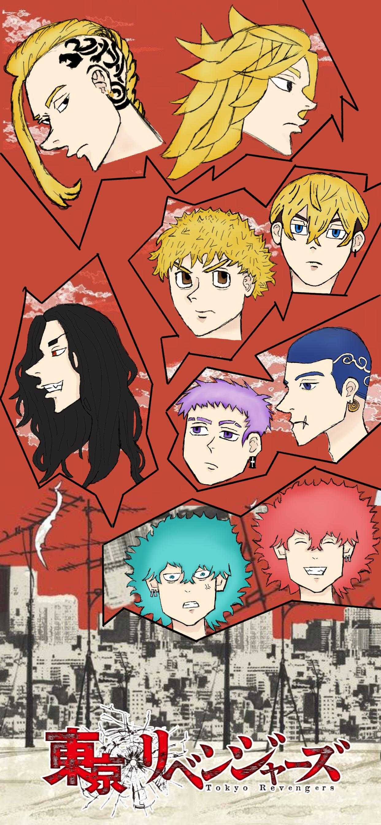 Miembros de la Banda Tokyo Revengers Fondos de pantalla