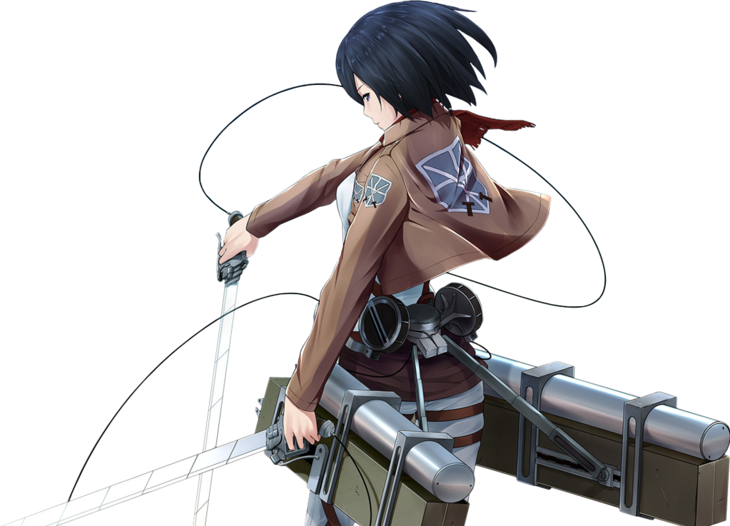 Mikasa Ackerman Lista para la Batalla Fondos de pantalla