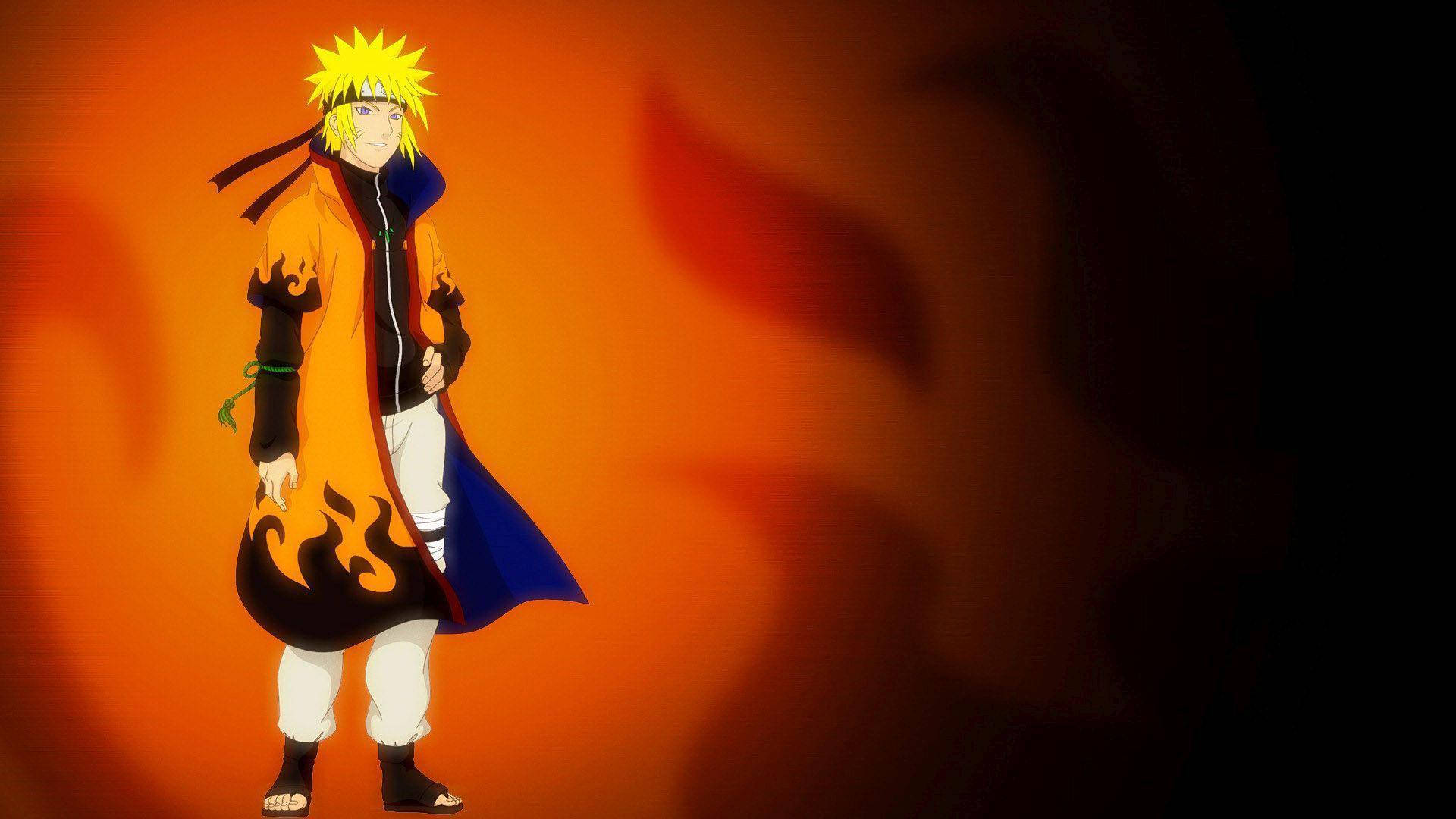 Minato Namikaze de pie desde Naruto PC Fondos de pantalla