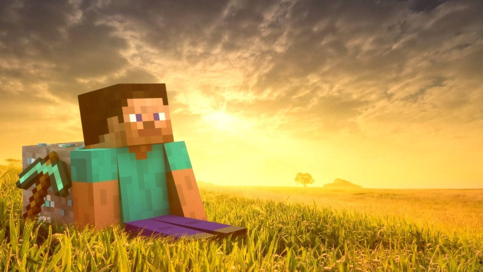 Minecraft Steve 1080p para Gaming Fondos de pantalla