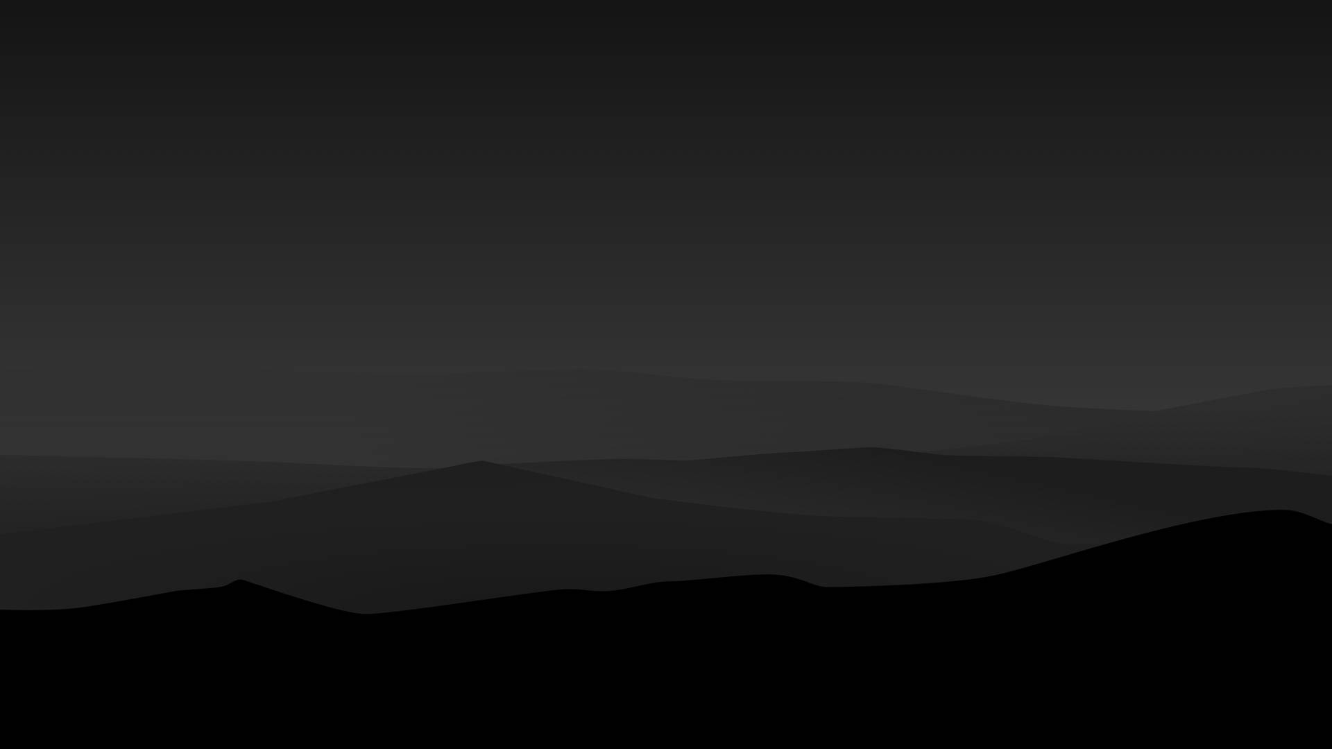 Fondo de pantalla minimalista de tonos de montañas negras