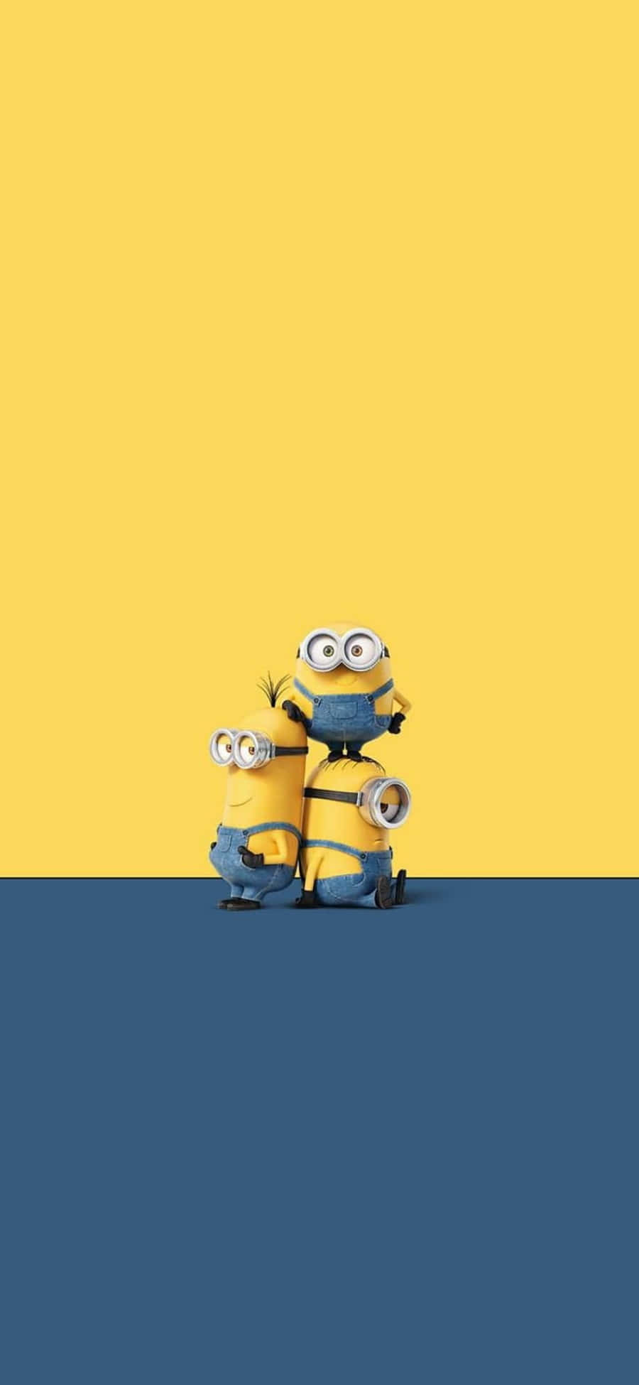 Minion Amarillo y Azul de Mi Villano Favorito para iPhone Fondos de pantalla